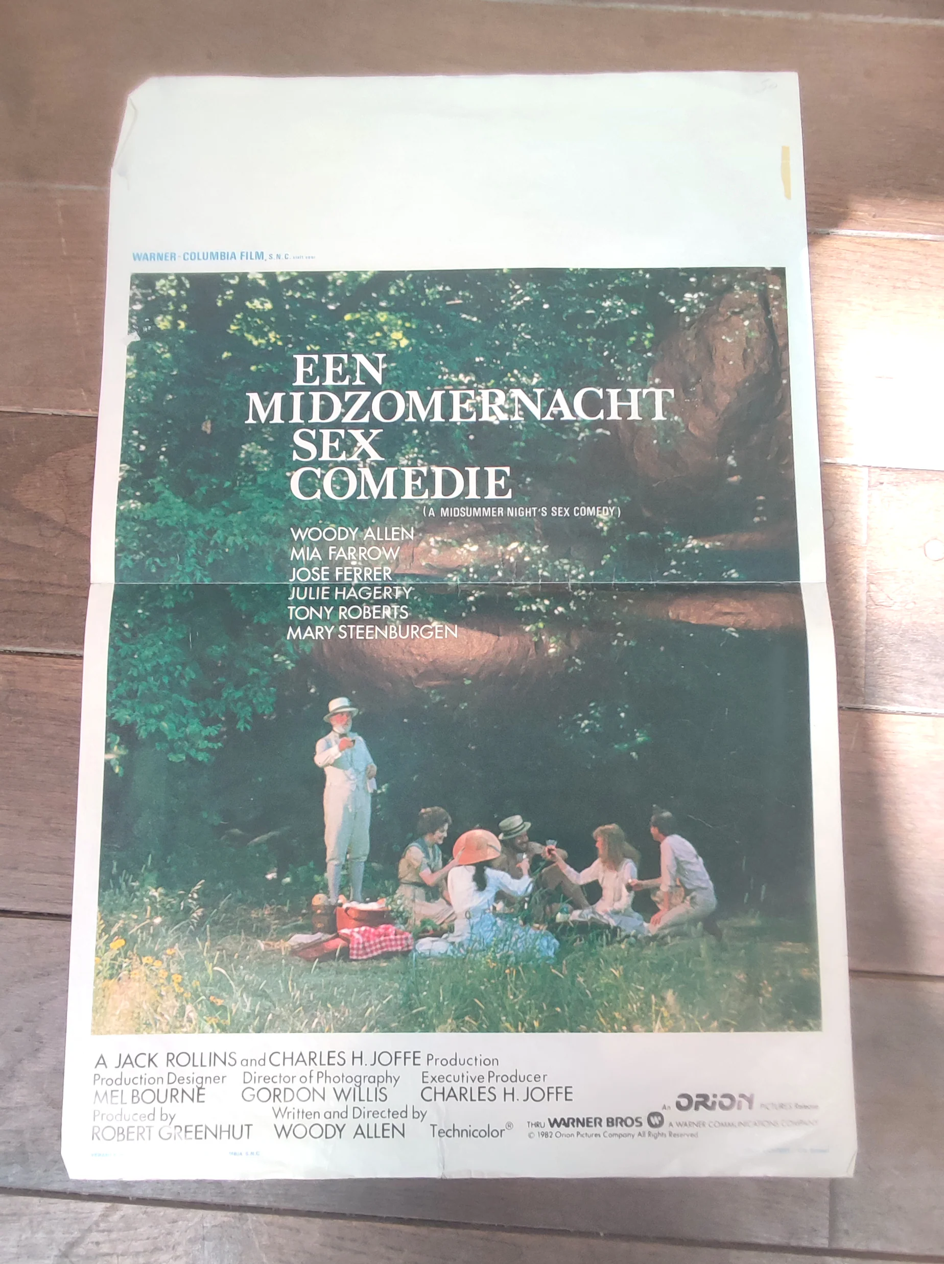 Affiche Comédie érotique d'une nuit d'été