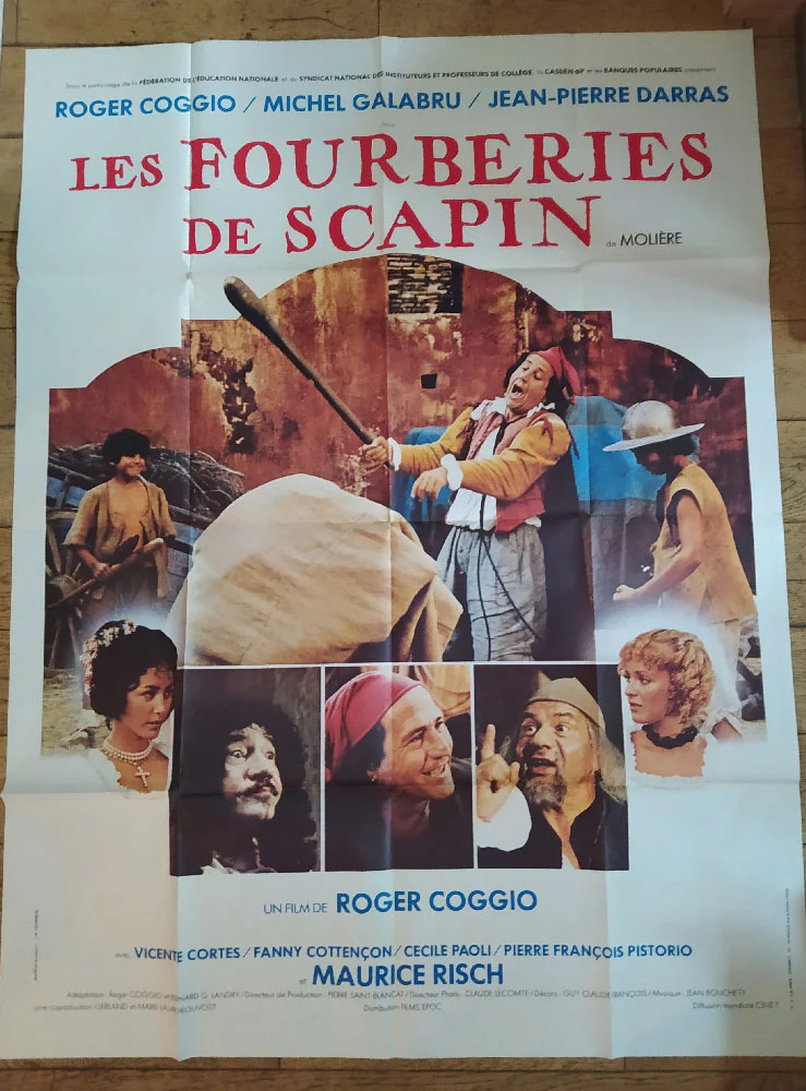 Affiche Les Fourberies de Scapin