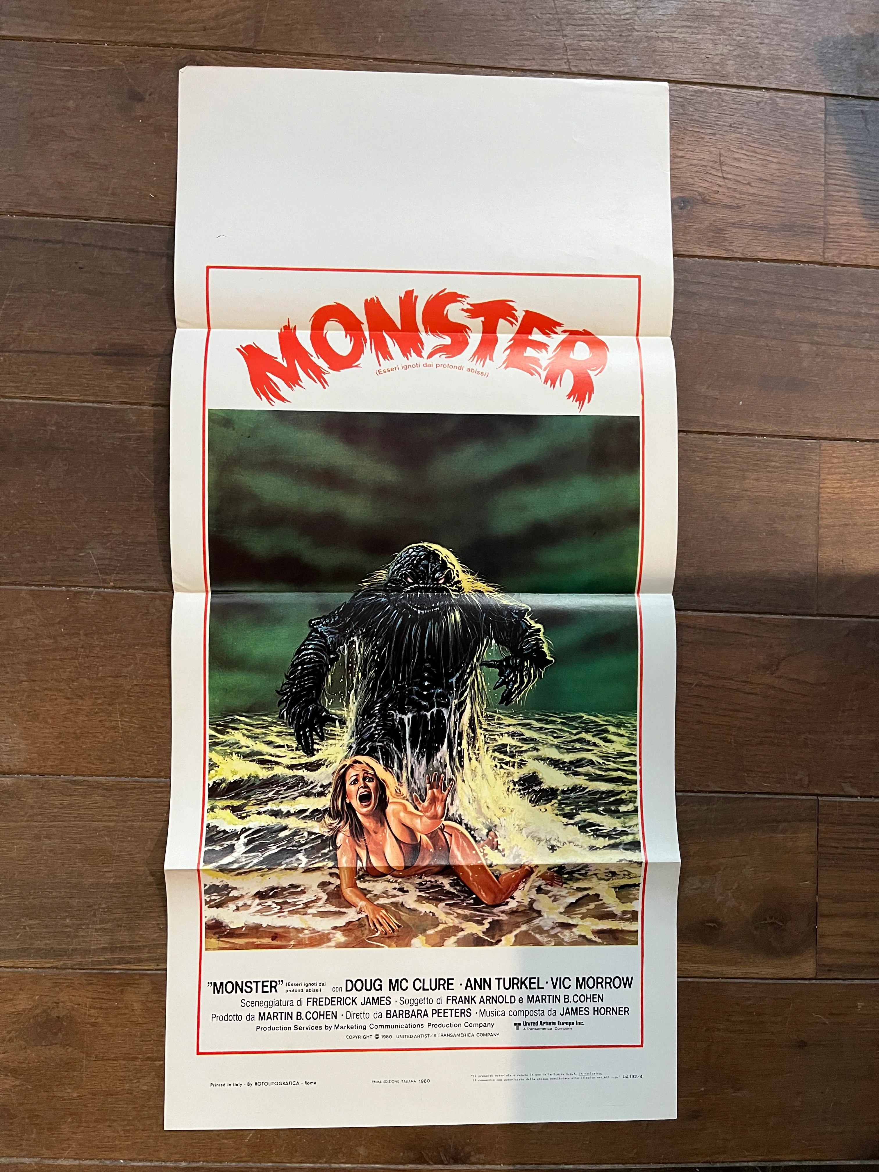 Affiche Les Monstres de la mer