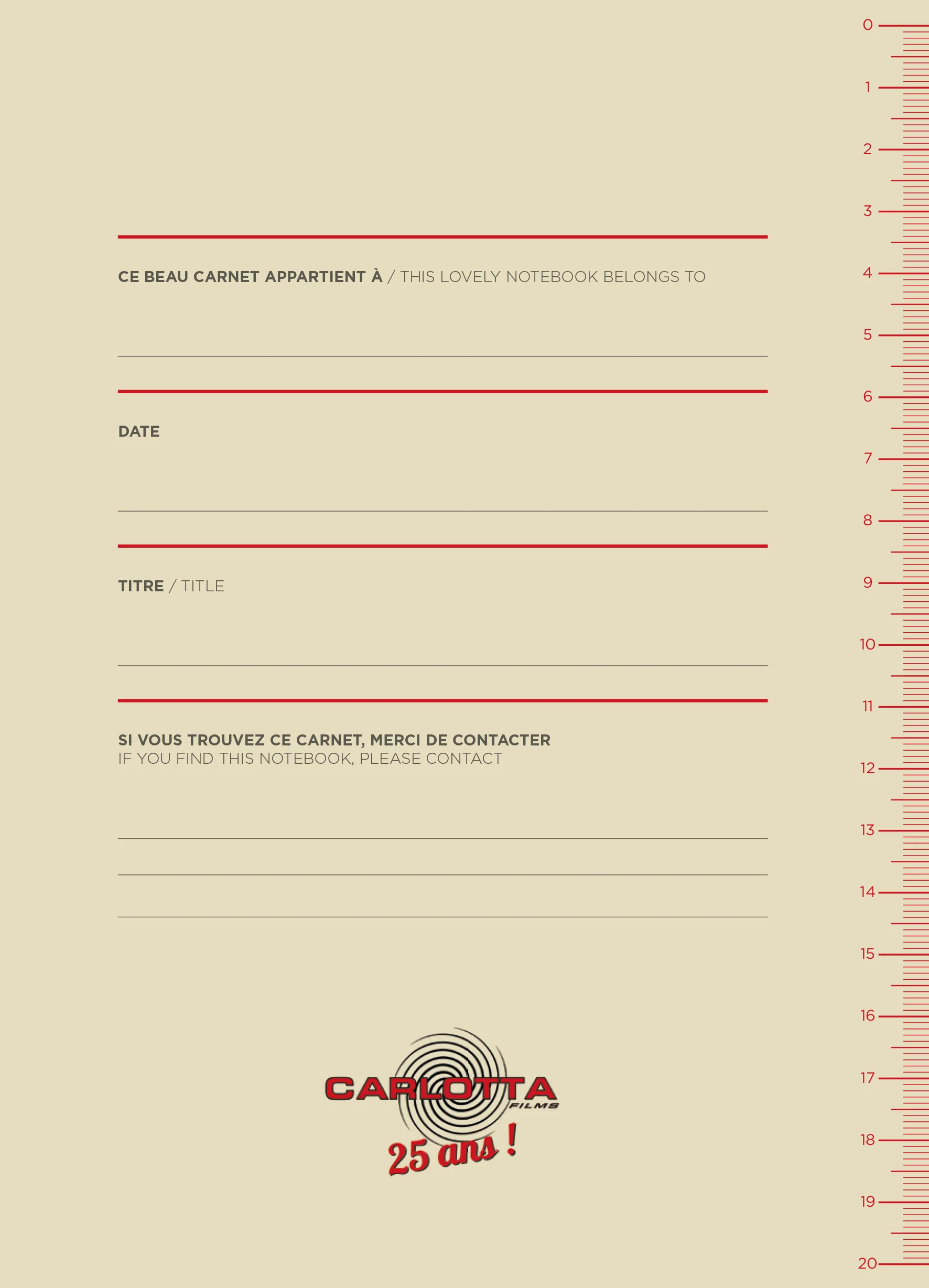 Carnet 25 ans Carlotta Films x Papier Tigre - Image 5
