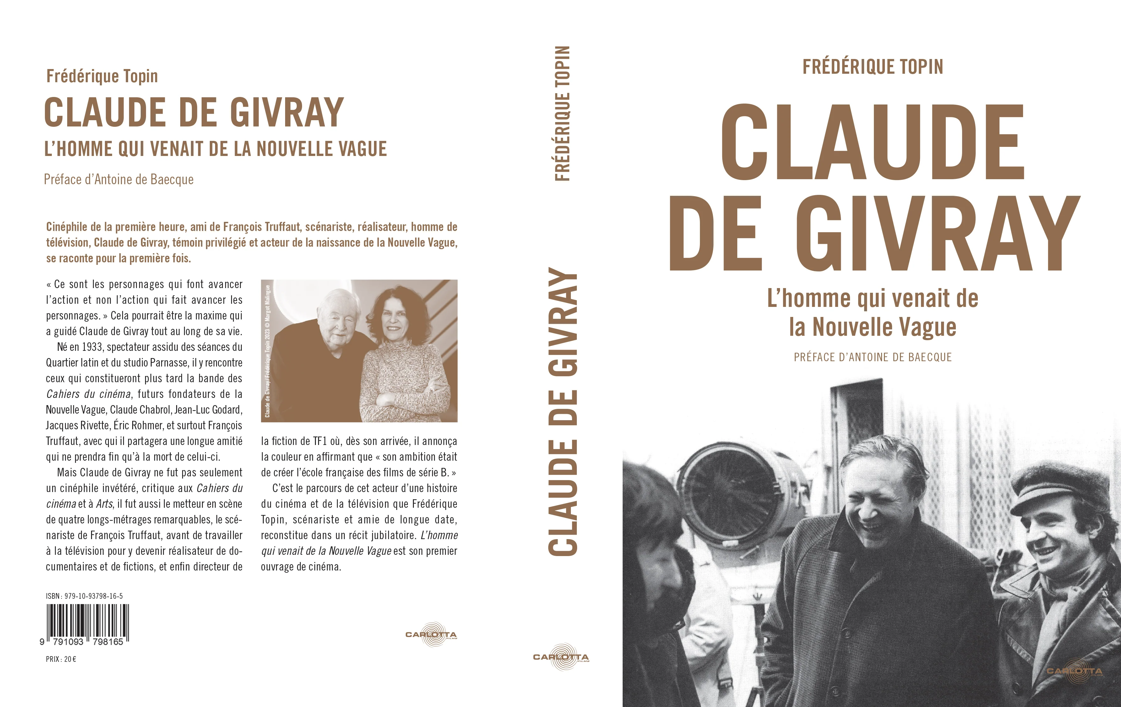 Claude de Givray, l'homme qui venait de la Nouvelle vague de Frédérique Topin - Livre - Image 2