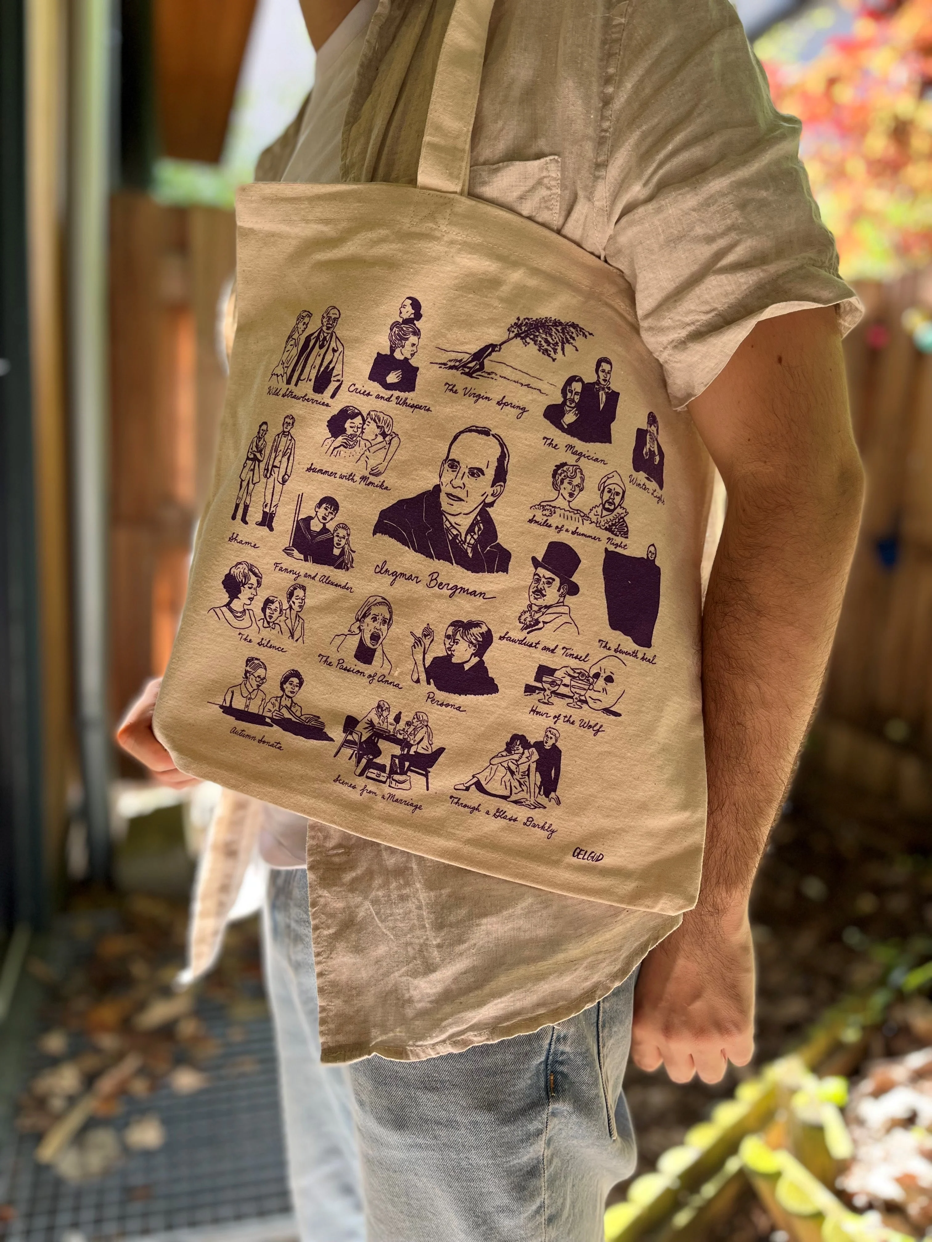 Ingmar Bergman - Tote bag Collector par Nathan Gelgud - Image 4