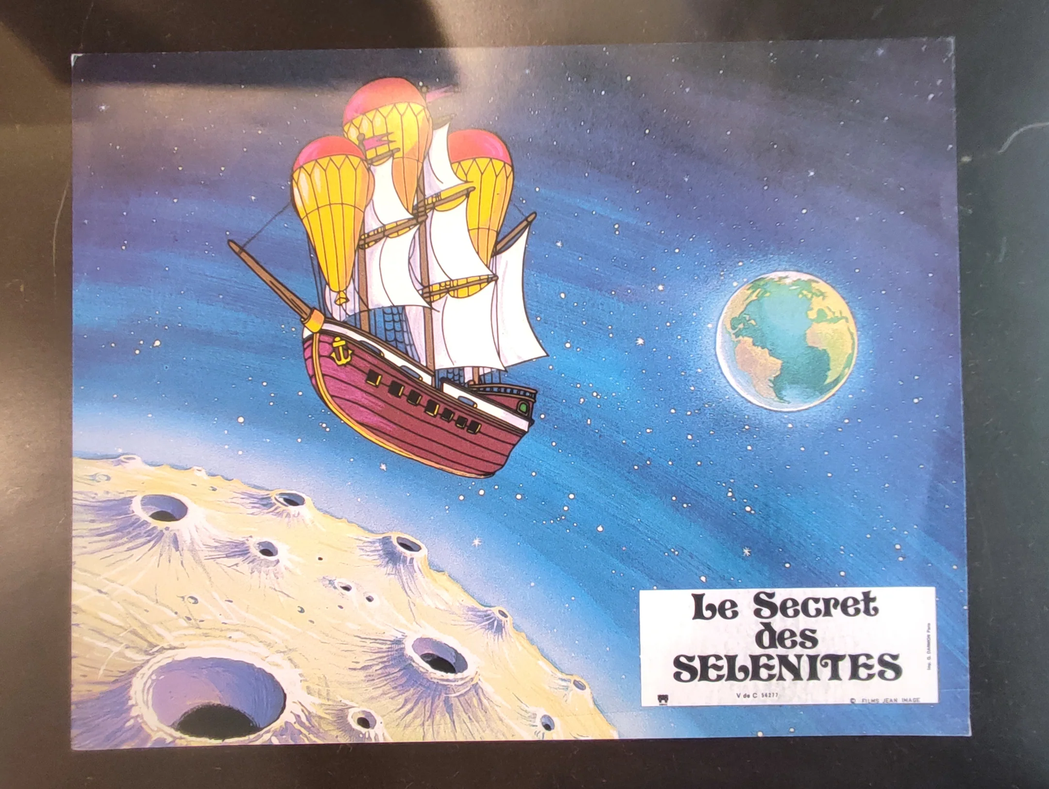 Jeu de 4 visuels d'exploitation originaux Le Secret des Sélénites - Image 4