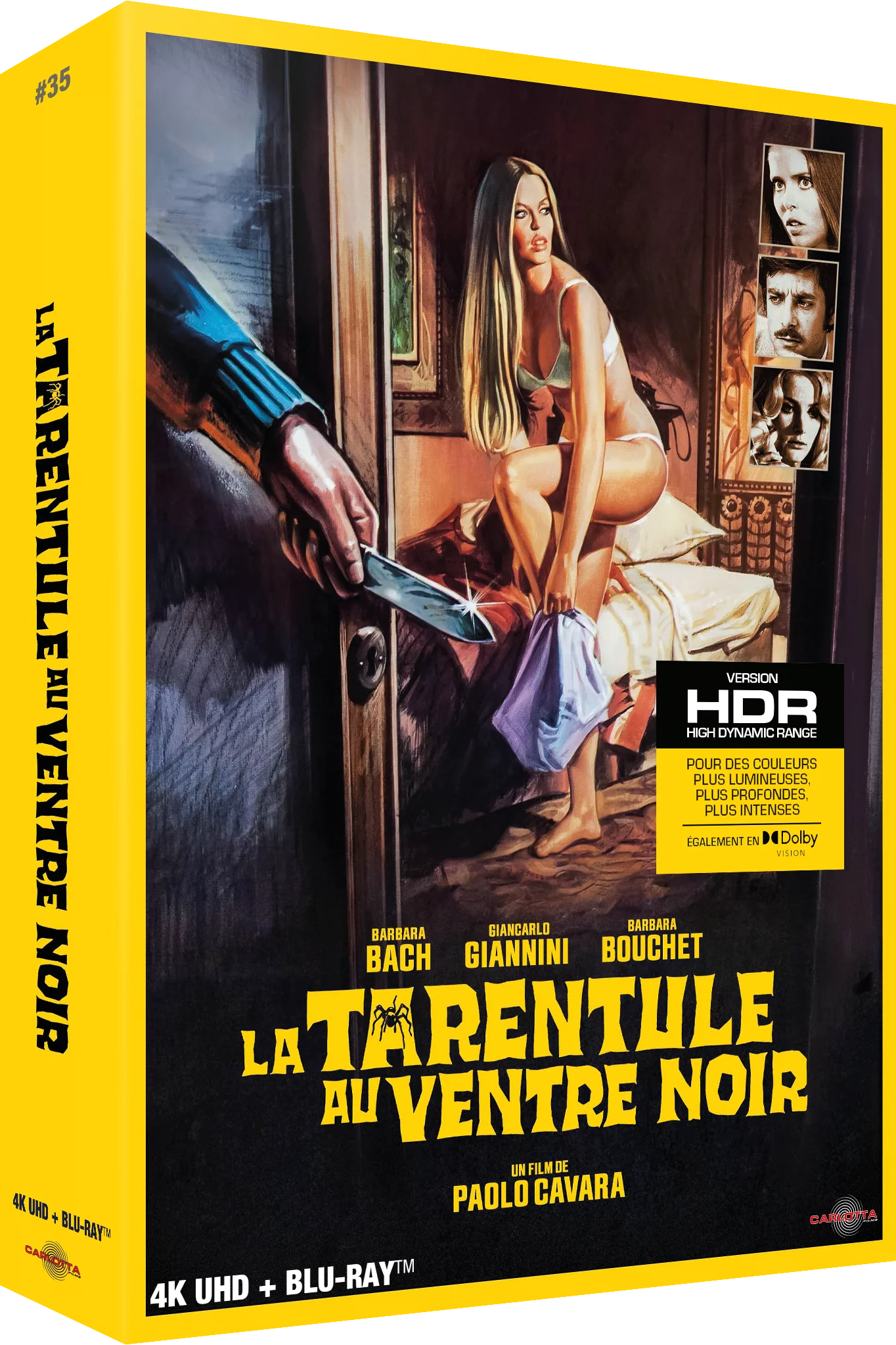 La Tarentule au ventre noir - Édition Prestige Limitée UHD + Blu-ray + Memorabilia