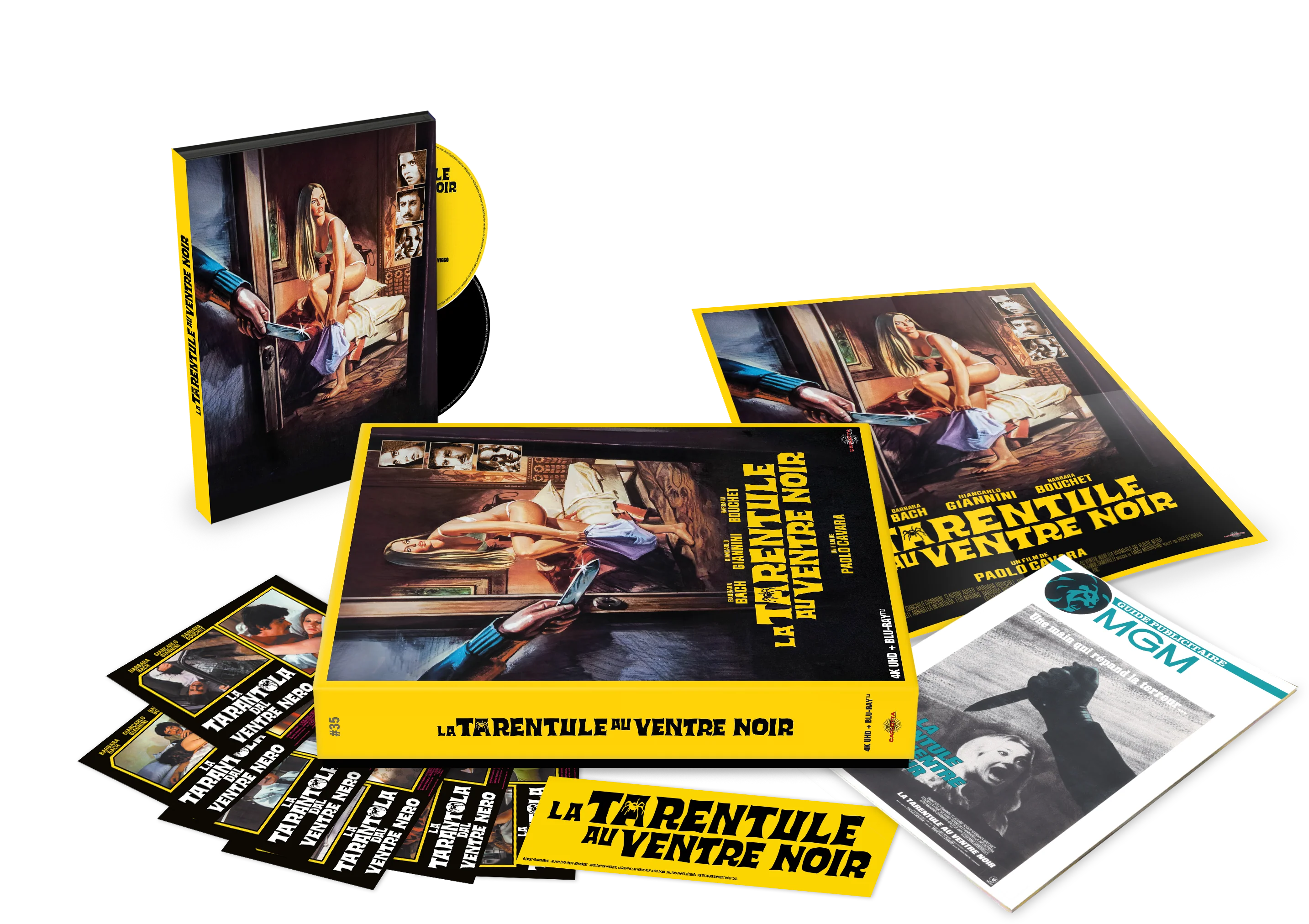 La Tarentule au ventre noir - Édition Prestige Limitée UHD + Blu-ray + Memorabilia - Image 2