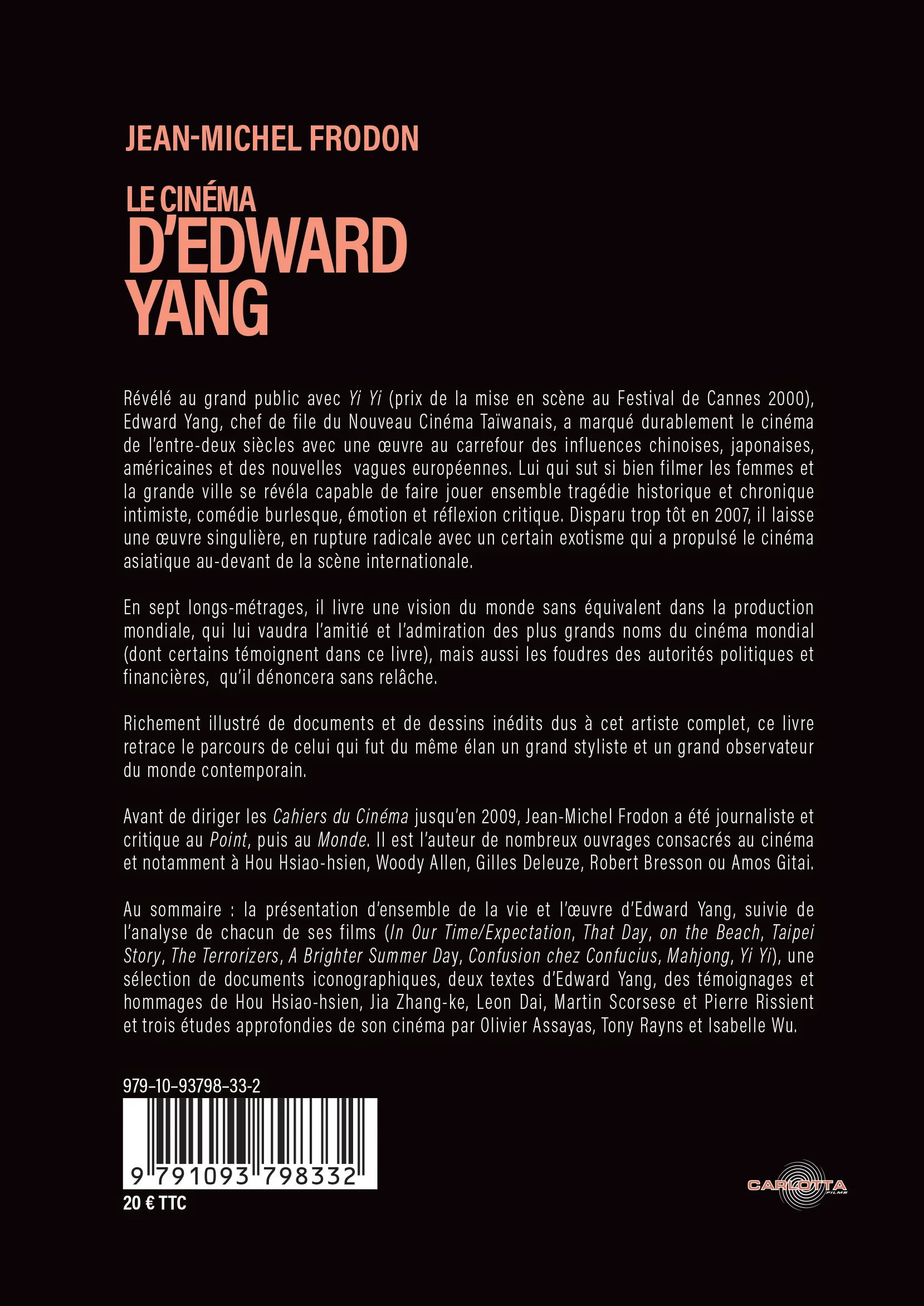 Le cinéma d'Edward Yang - Livre - Image 3