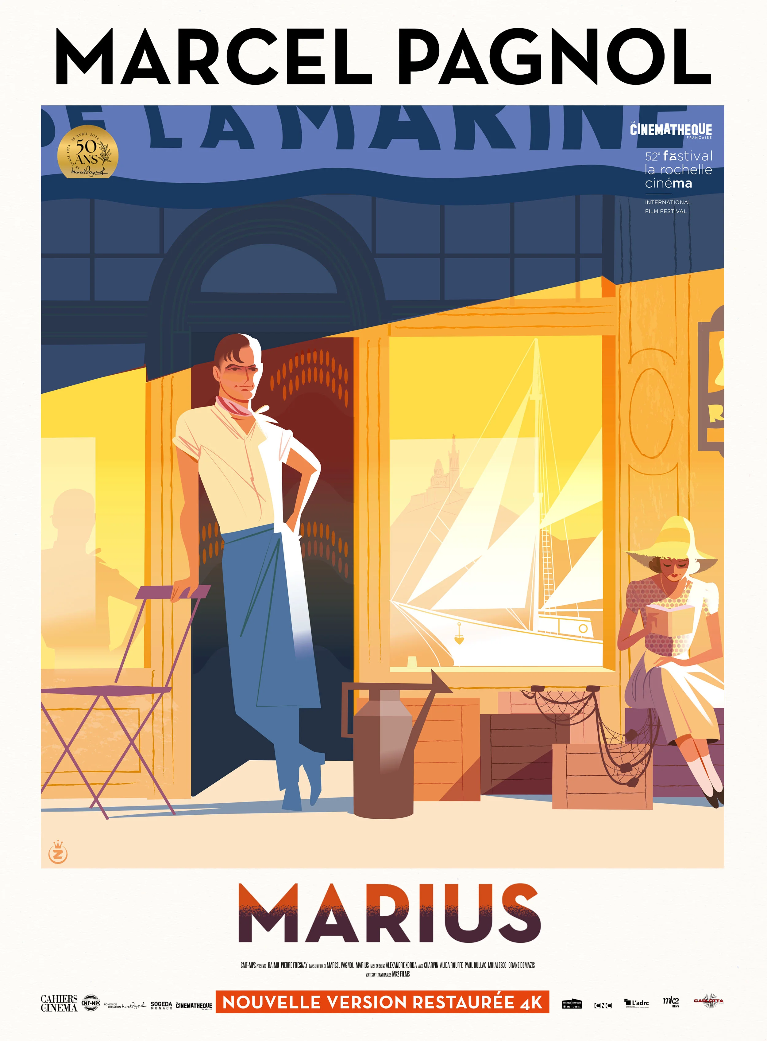 Rétrospective Marcel Pagnol 50 ans - Affiche - Image 2