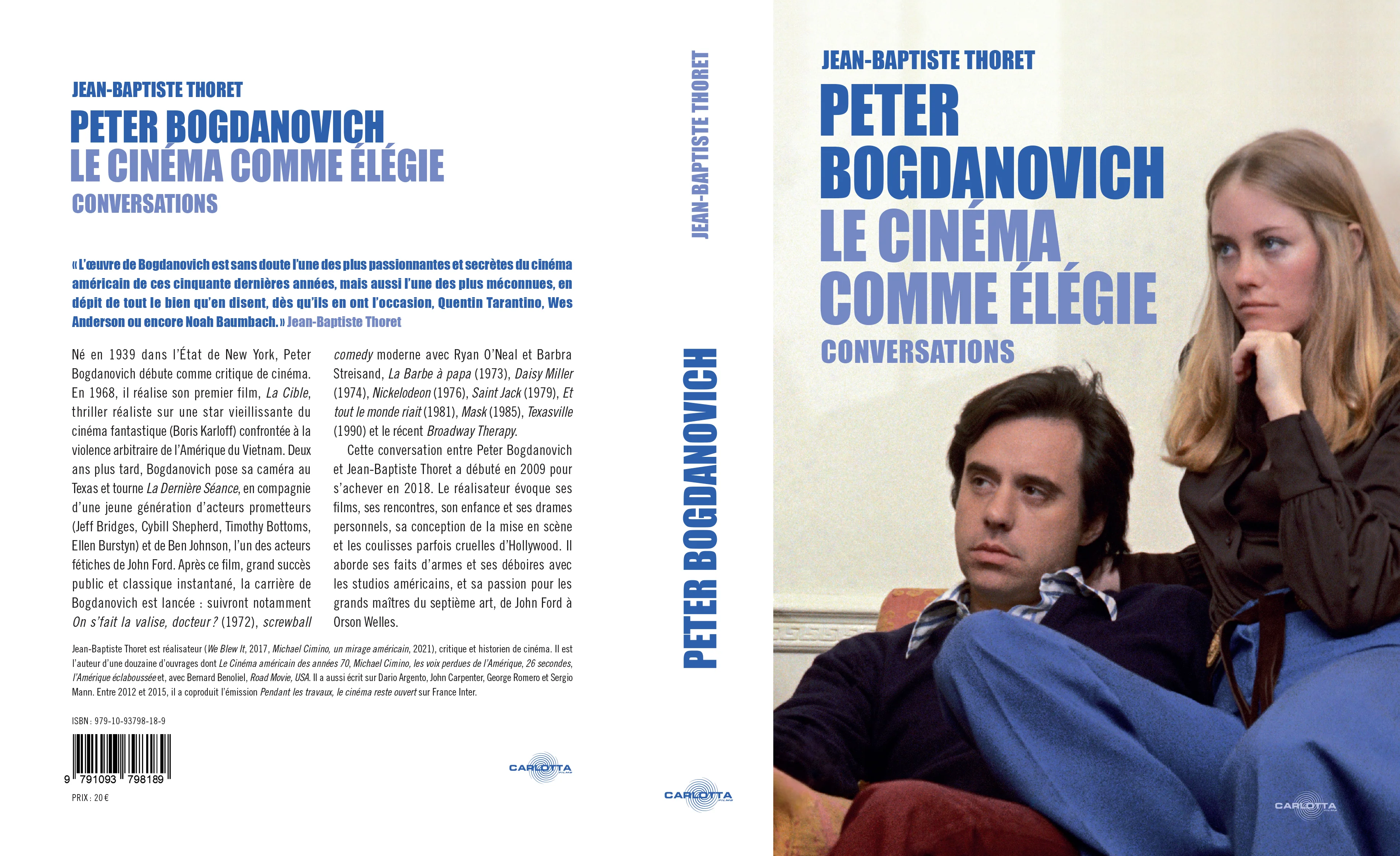 Peter Bogdanovich Le Cinéma comme élégie de Jean-Baptiste Thoret - Livre - Image 2