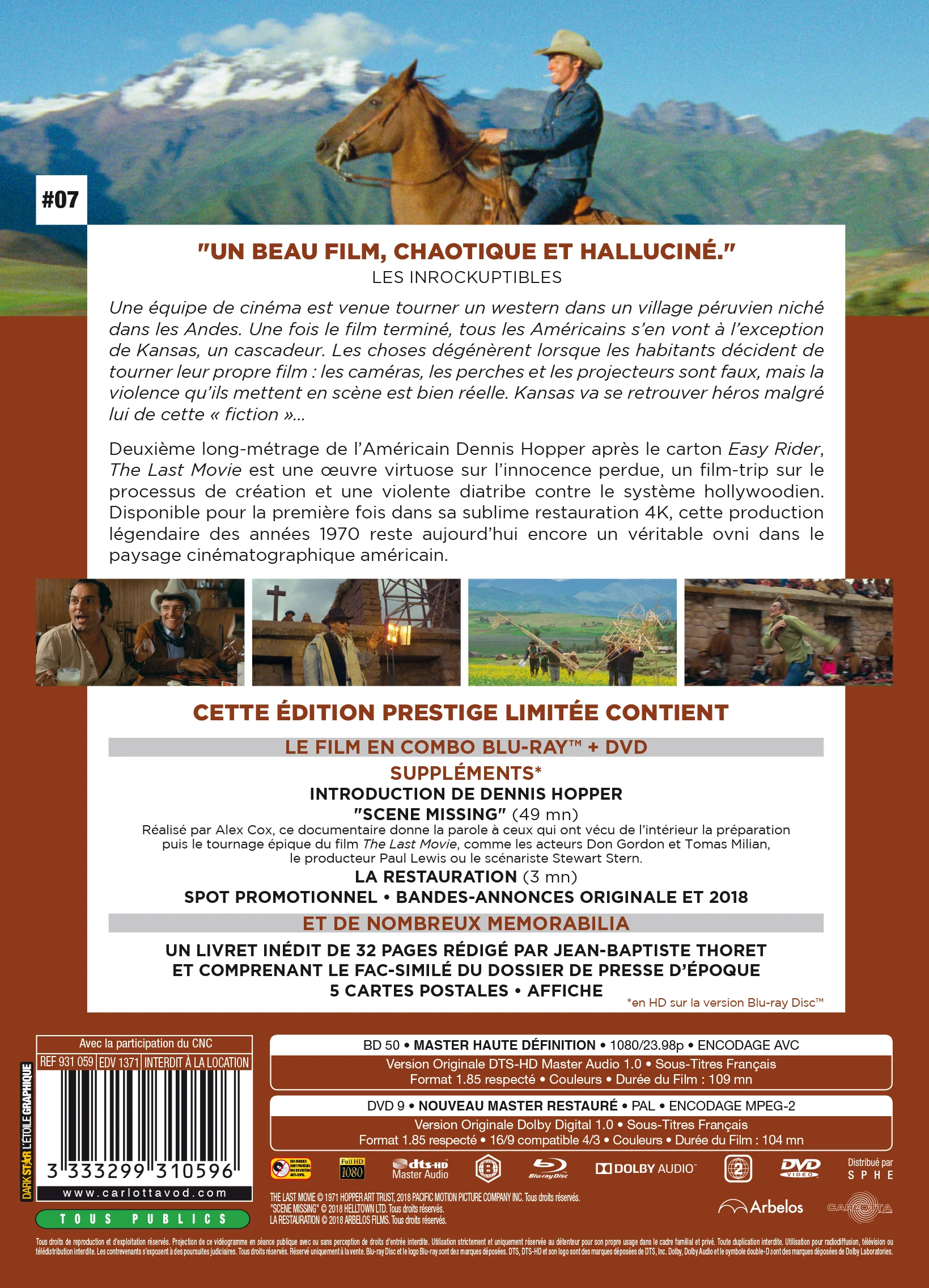 The Last Movie - Édition Prestige Limitée Combo Blu-ray/DVD + Memorabilia - Image 3